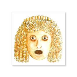 Magnete maschera teatro, 