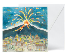 Biglietto d'auguri l'Etna,