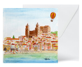 biglietto auguri Cefalù,