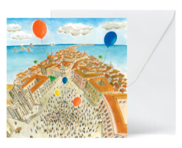 biglietto auguri Ortigia,
