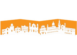 Arredamento in carta tagliato al laser Profilo skyline Noto, 