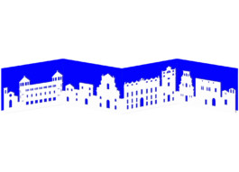 Arredamento in carta tagliato al laser Profilo skyline Ortigia, 