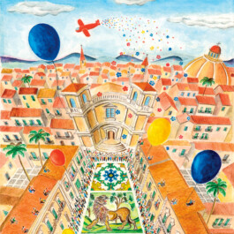 Quadretto Noto infiorata, 