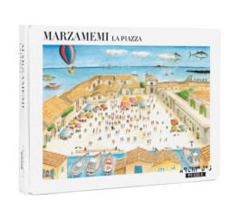 Confezione gioco da tavola puzzle Marzamemi vista d'insieme, 