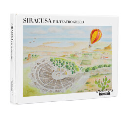 Confezione gioco da tavola puzzle Siracusa-vista d'insieme, 