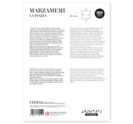 Confezione gioco da tavola puzzle Marzamemi retro, 