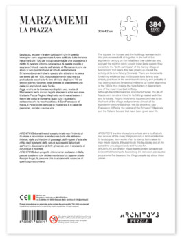 Confezione gioco da tavola puzzle Marzamemi retro, 