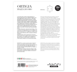 Confezione gioco da tavola puzzle Ortigia retro, 