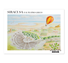Confezione gioco da tavola puzzle Siracusa vista d'insieme, 